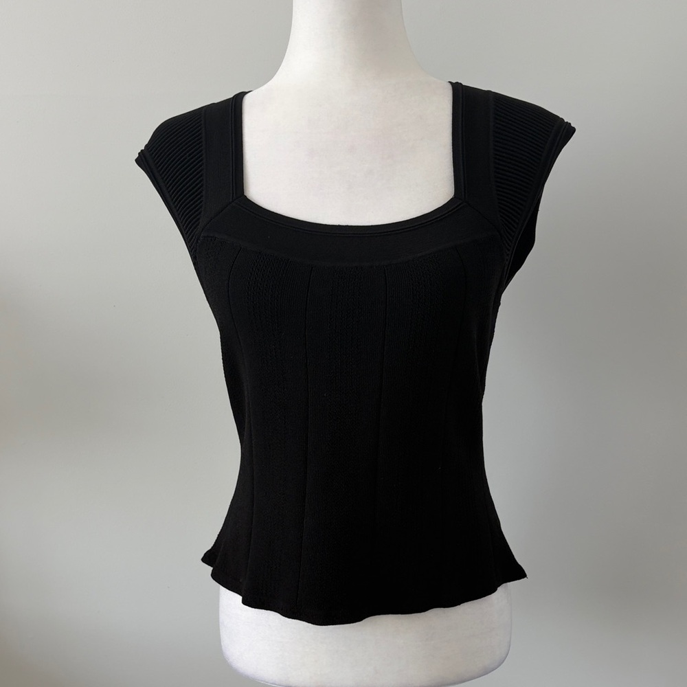 White House Black Market Cap Sleeve Sweater - Picture 4 of 6